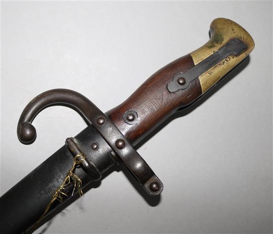 A 19th century bayonet